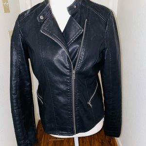 Black pleather jacket